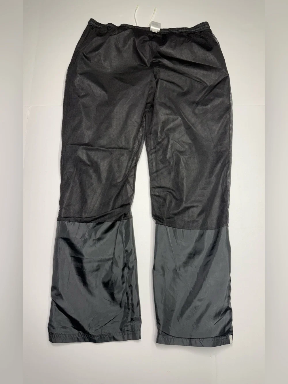 Adidas Track Windbreaker Ankle Zipper Men’s XL Black 33” Inseam W48012